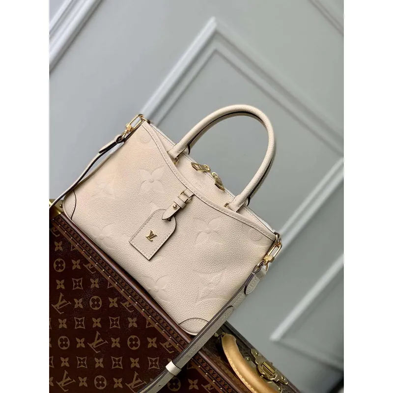 LV M46503 Louis Vuitton Trianon PM Bag Monogram Crème Beige