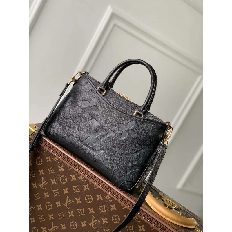 LV M46488 Louis Vuitton Trianon PM Bag Monogram Black