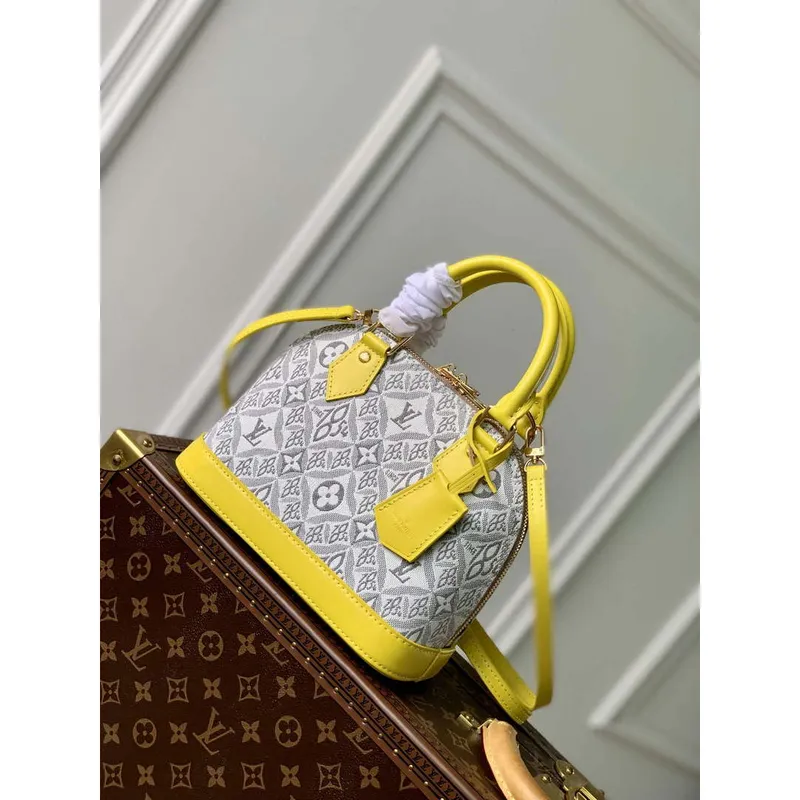LV N40447 Louis Vuitton Alma BB Bag Yellow