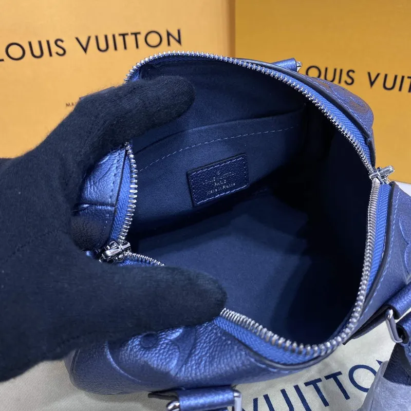 LV M58953 Louis Vuitton Speedy Bandoulière 20 Bag Blue