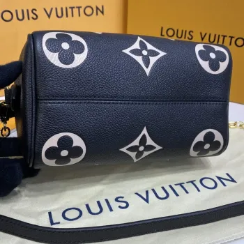 LV M46575 Louis Vuitton Speedy Bandoulière 20 Bag Black
