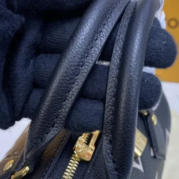 LV M46575 Louis Vuitton Speedy Bandoulière 20 Bag Black
