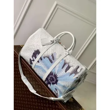 LV M21678 Louis Vuitton LV x YK Keepall Bandoulière 50 Bag