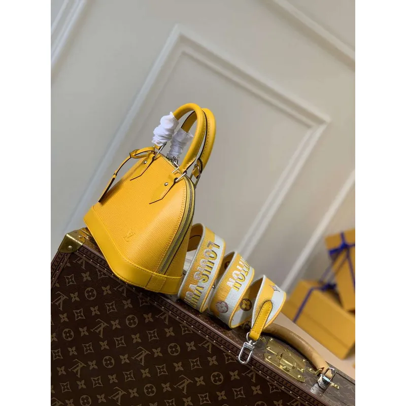 LV M59358 Louis Vuitton Alma BB Bag Sunflower Yellow