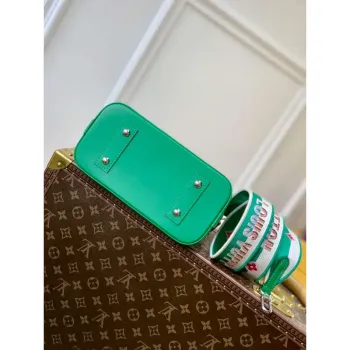 LV M59357 Louis Vuitton Alma BB Bag Serpentine Green
