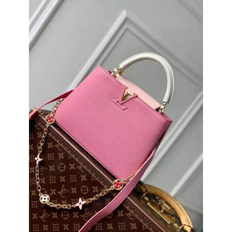 LV M22375 Louis Vuitton Capucines BB Bag Pink