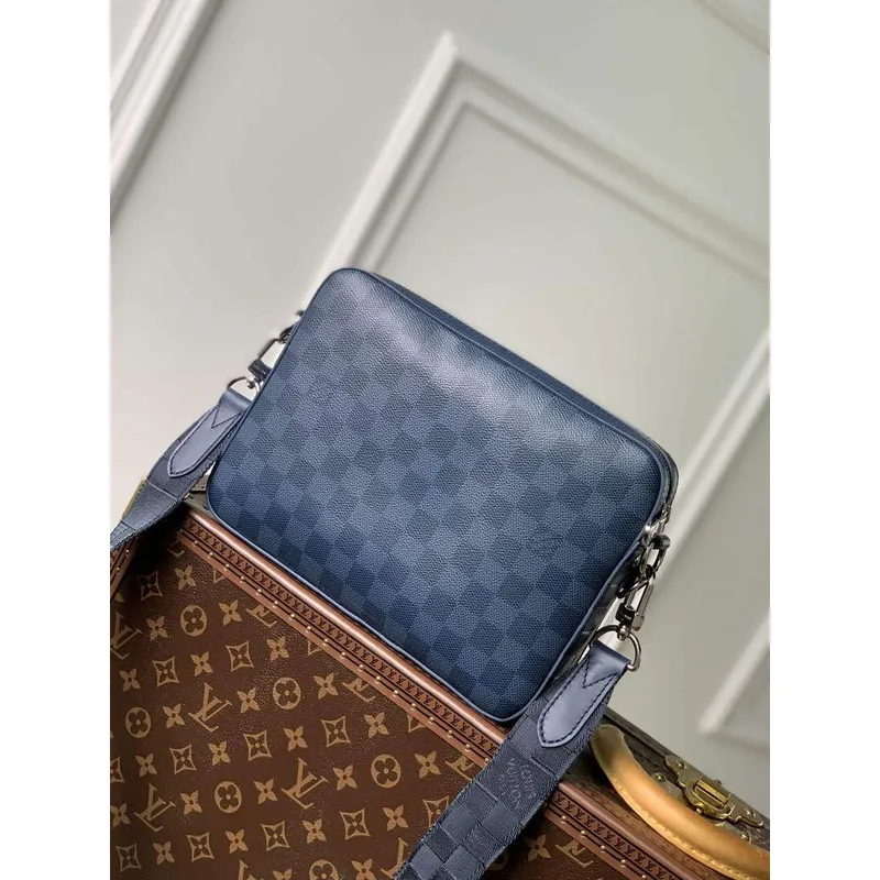 LV N40438 Louis Vuitton Trio Messenger Bag Blue