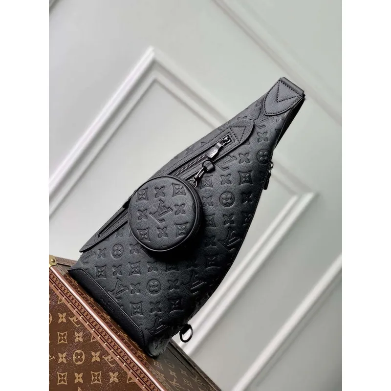 LV M21890 Louis Vuitton Duo Slingbag Black