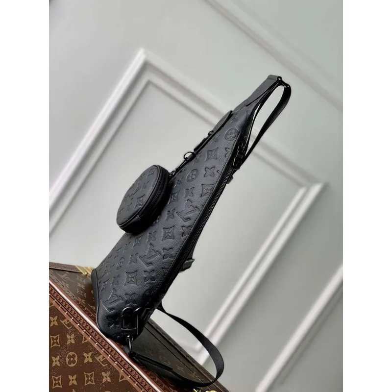 LV M21890 Louis Vuitton Duo Slingbag Black