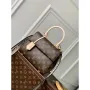 LV M46055 Louis Vuitton Cluny Mini Handbag Black Shoulder Strap