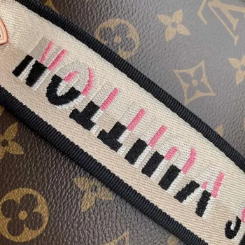 LV M46055 Louis Vuitton Cluny Mini Handbag Black Shoulder Strap