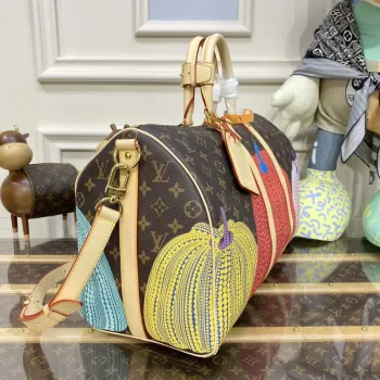 LV M46471 Louis Vuitton LV x YK Keepall Bandoulière 45 Bag Monogram