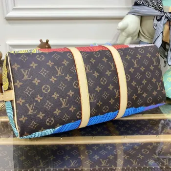 LV M46471 Louis Vuitton LV x YK Keepall Bandoulière 45 Bag Monogram