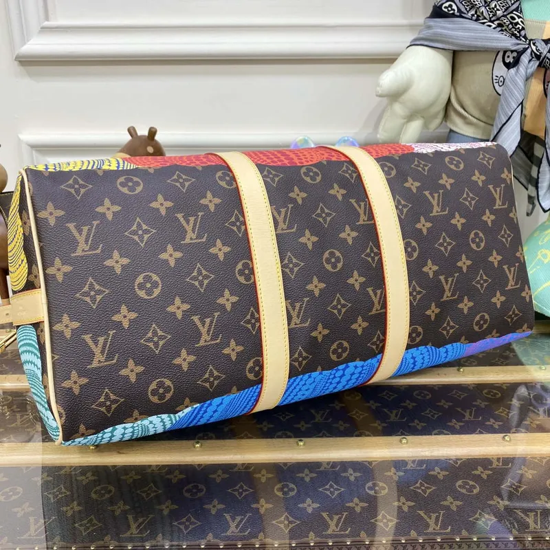 LV M46471 Louis Vuitton LV x YK Keepall Bandoulière 45 Bag Monogram