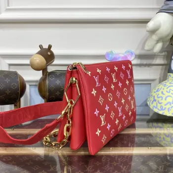 LV M22397 Louis Vuitton Coussin PM Handbag Coquelicot Red