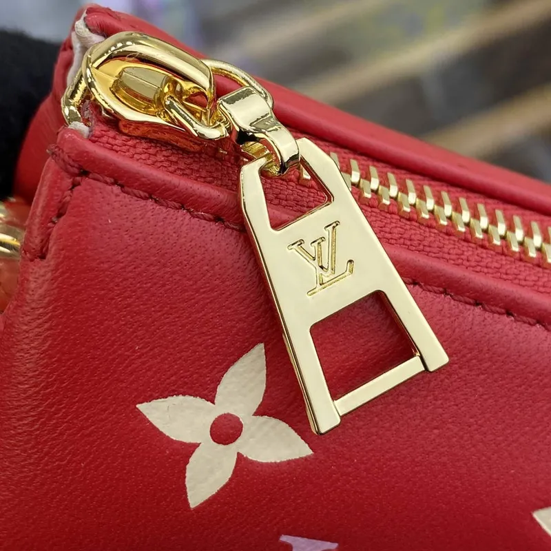 LV M22397 Louis Vuitton Coussin PM Handbag Coquelicot Red