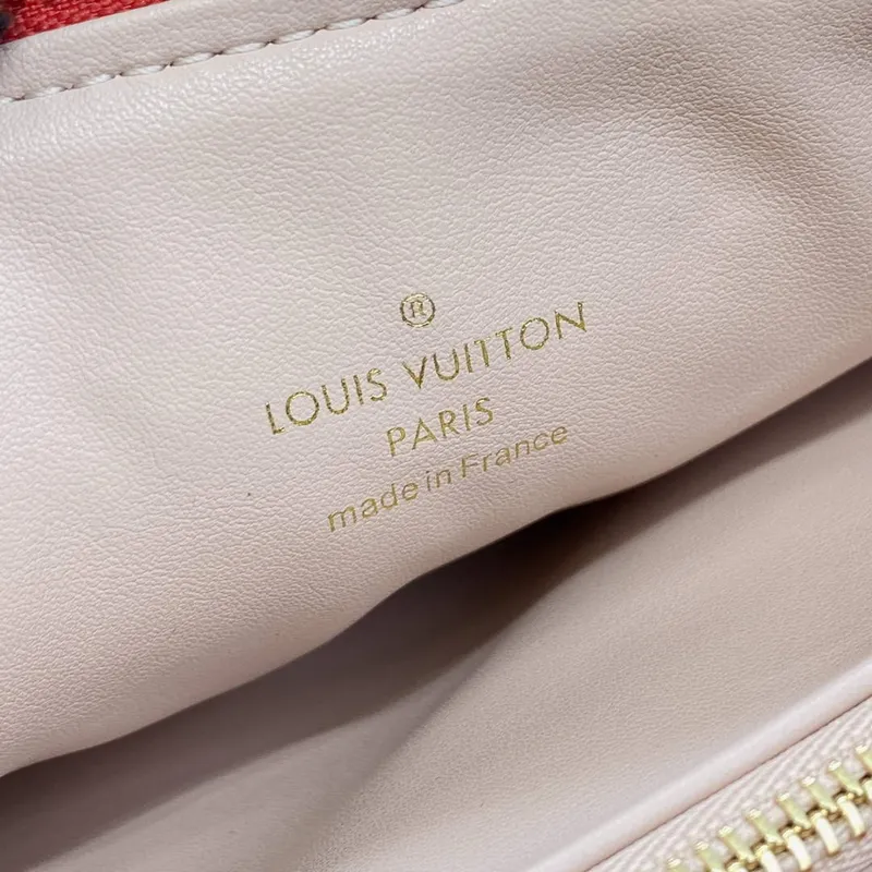 LV M22397 Louis Vuitton Coussin PM Handbag Coquelicot Red