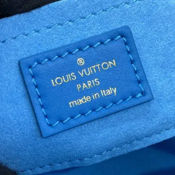 LV M22325 Louis Vuitton Monogram Clutch Blue