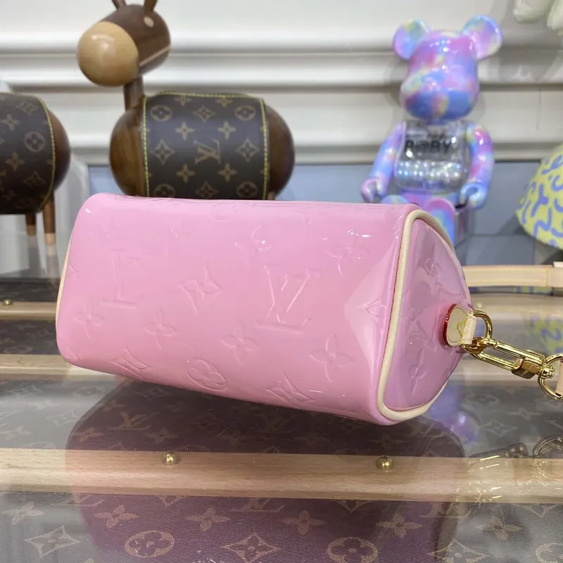 Louis Vuitton LV M81879 Nano Speedy Bag Monogram vernis