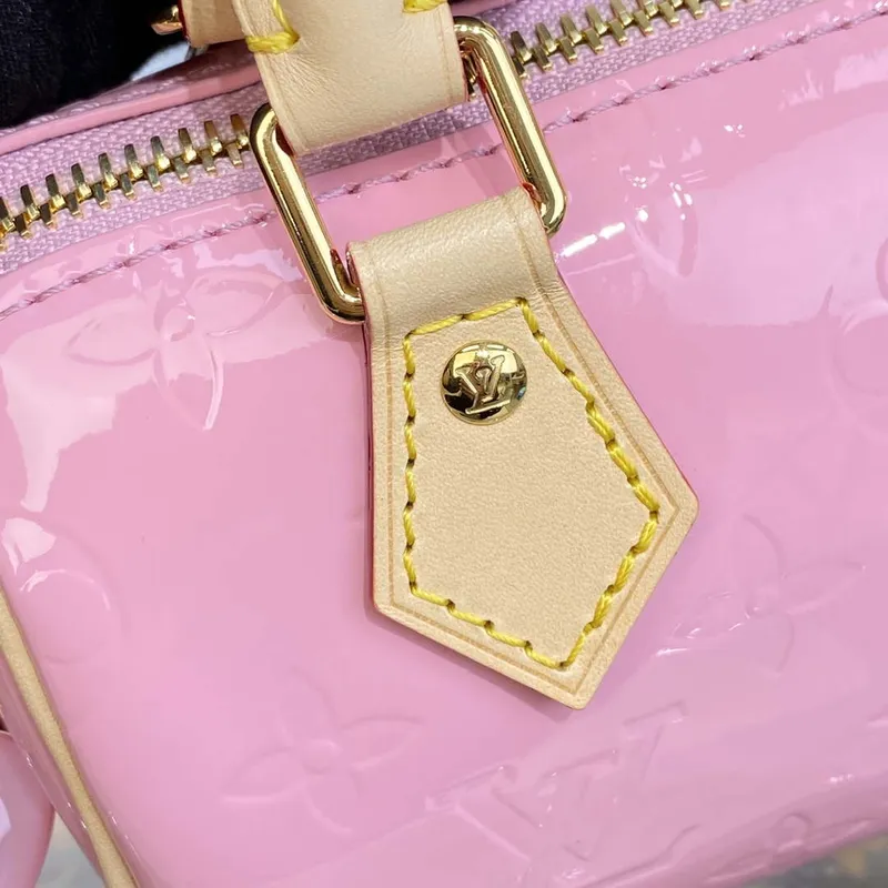 Louis Vuitton LV M81879 Nano Speedy Bag Monogram vernis