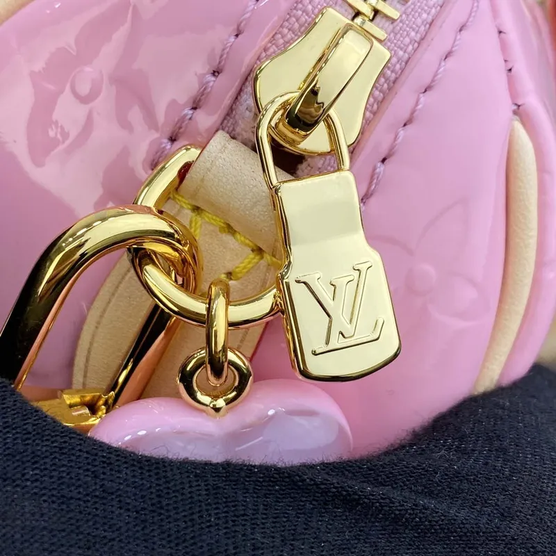 Louis Vuitton LV M81879 Nano Speedy Bag Monogram vernis