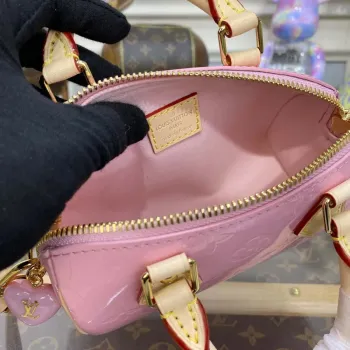 Louis Vuitton LV M81879 Nano Speedy Bag Monogram vernis