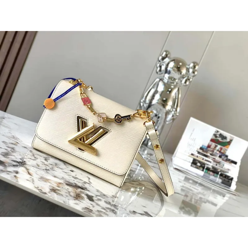 Louis Vuitton LV M20840 Twist PM Bag Epi Beige