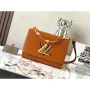 LV M20846 Louis Vuitton Twist MM Bag Epi Brown