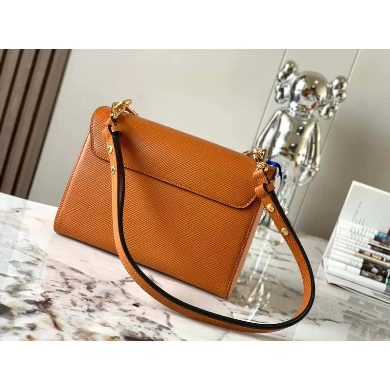 LV M20846 Louis Vuitton Twist MM Bag Epi Brown