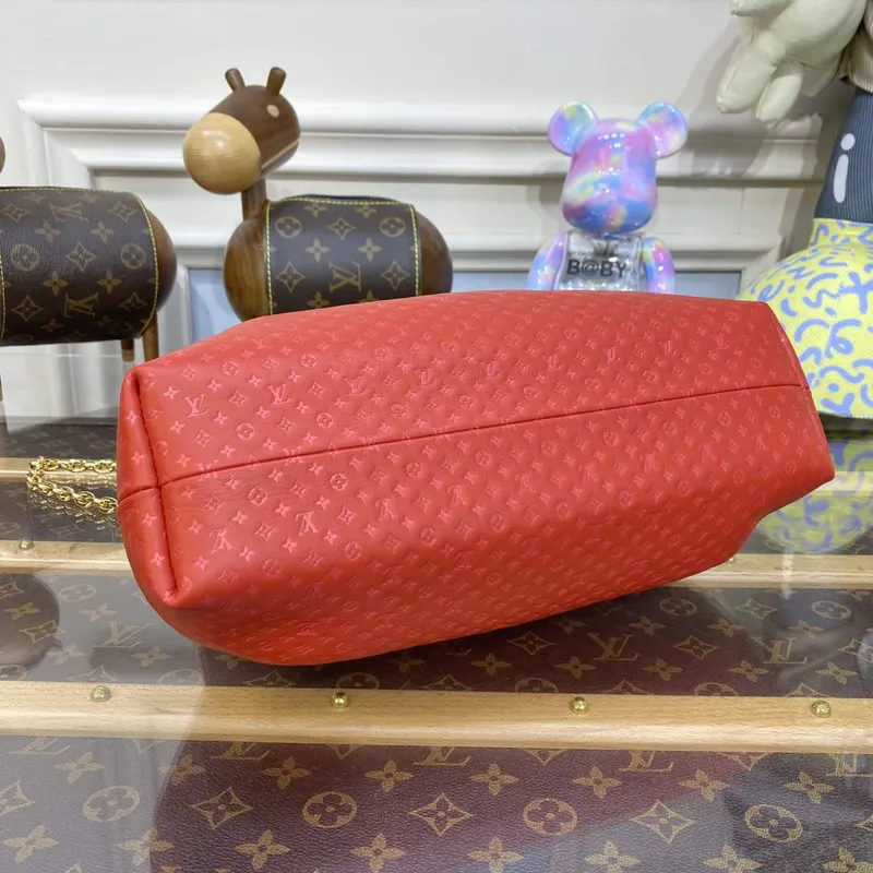 LV M22327 Louis Vuitton Monogram Clutch Red