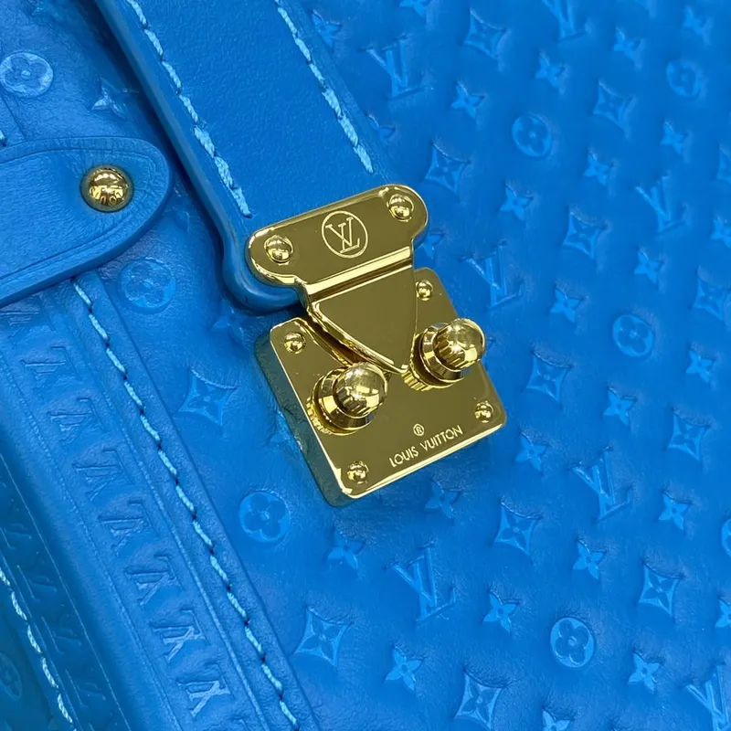 LV M46358 Louis Vuitton Side Trunk PM Bag Blue