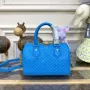 LV M22596 Louis Vuitton Speedy Bandoulière 20 Handbag Blue
