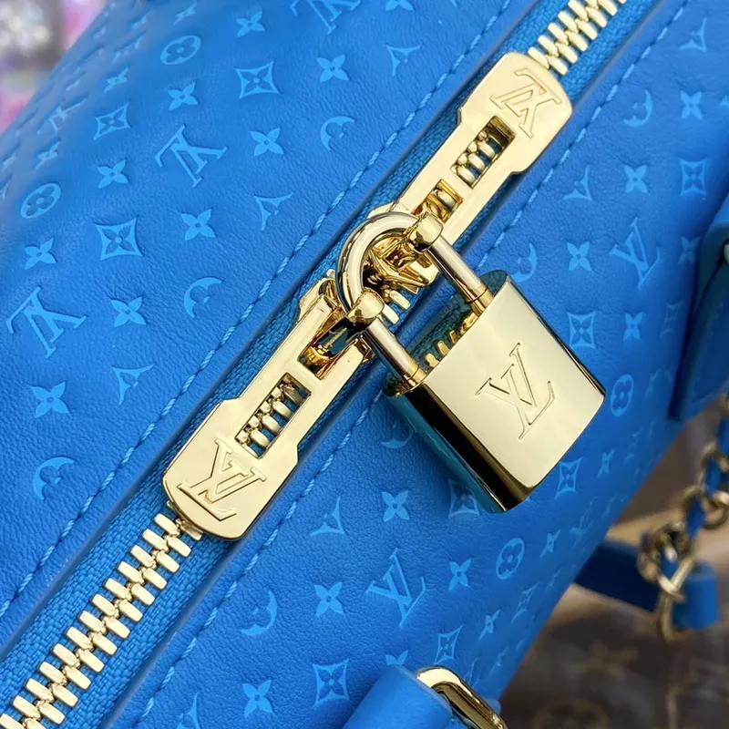LV M22596 Louis Vuitton Speedy Bandoulière 20 Handbag Blue