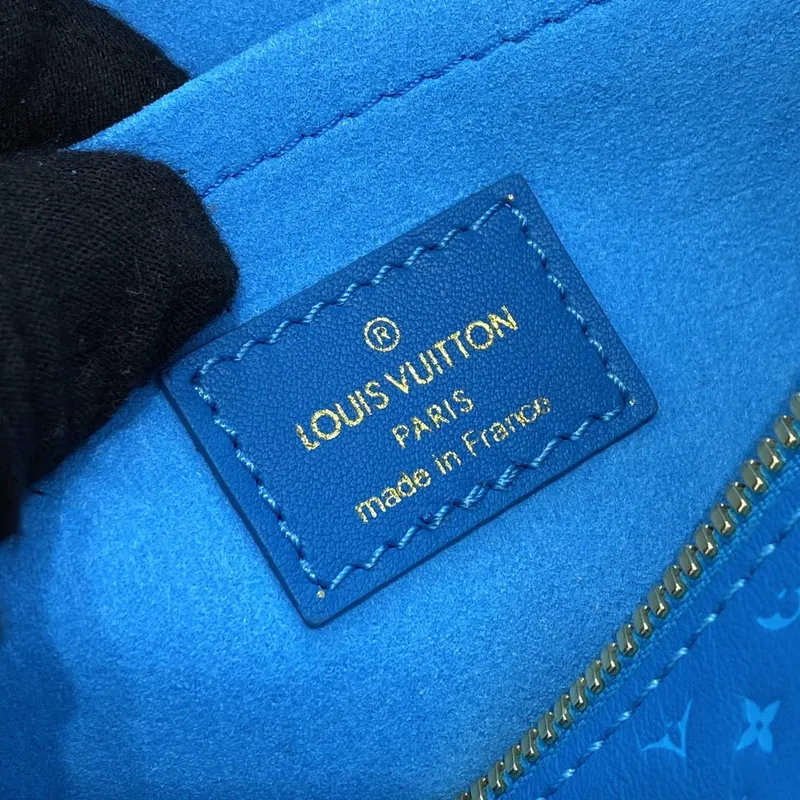 LV M22596 Louis Vuitton Speedy Bandoulière 20 Handbag Blue