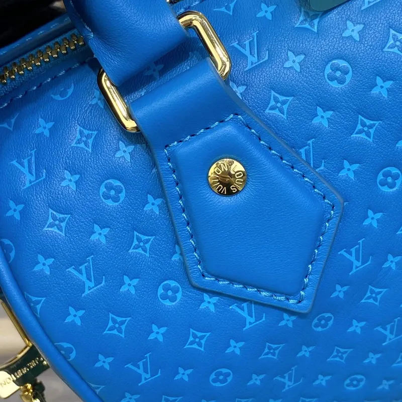 LV M22596 Louis Vuitton Speedy Bandoulière 20 Handbag Blue