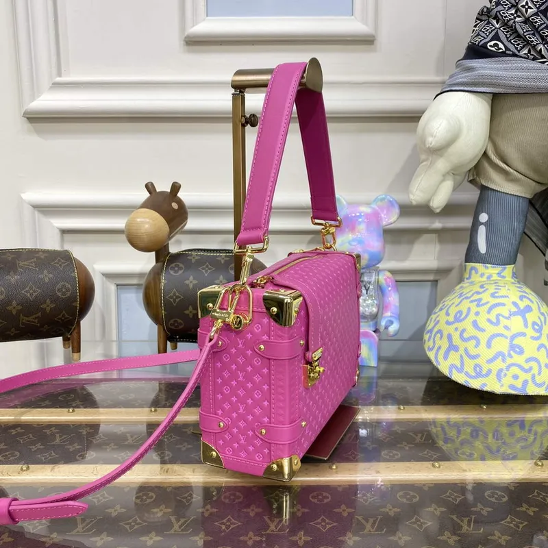 LV M46358 Louis Vuitton Side Trunk PM Bag M21709 Rose