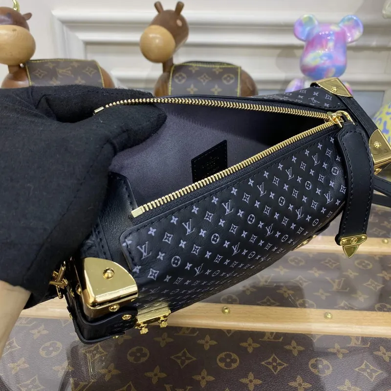 LV M46358 Louis Vuitton Side Trunk PM Bag M21709 Black