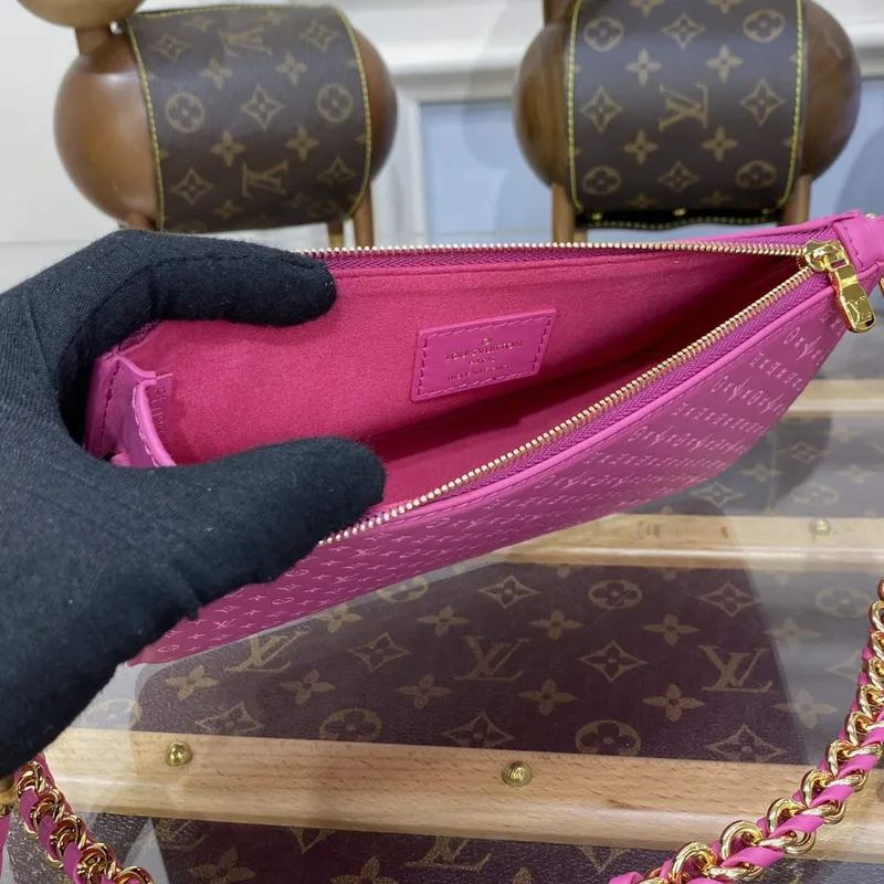 LV M82232 Louis Vuitton Lexington Pouch Bag Rose