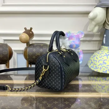 LV M22595 Louis Vuitton Speedy Bandoulière 20 Handbag Black