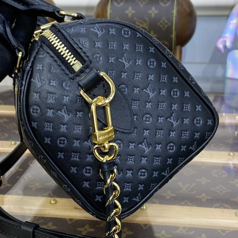 LV M22595 Louis Vuitton Speedy Bandoulière 20 Handbag Black