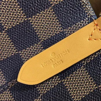 LV N40213 Louis Vuitton NéONOé MM Bag Damier Ebene Safran Yellow