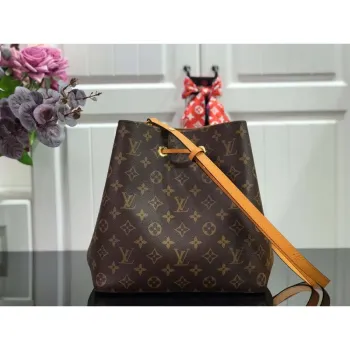 LV M44021 Louis Vuitton NéONOé MM Bag Monogram Yellow