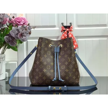 LV M44021 Louis Vuitton NéONOé MM Bag Monogram Blue