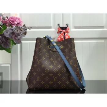 LV M44021 Louis Vuitton NéONOé MM Bag Monogram Blue