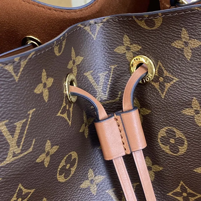 LV M44887 Louis Vuitton MM NéONOé Bag Monogram Caramel Brown