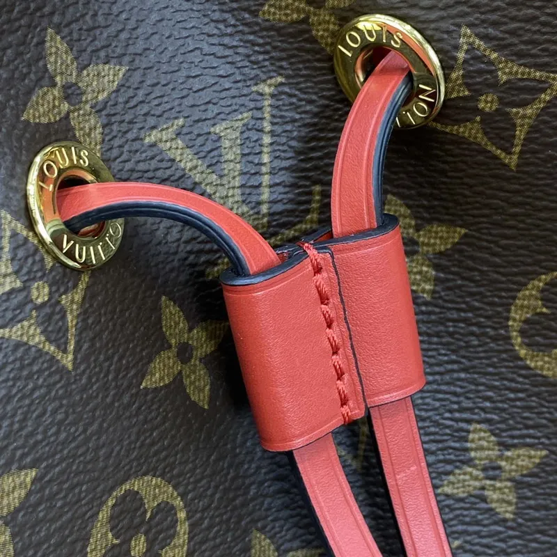LV M44021 Louis Vuitton NéONOé MM Bag Monogram Red