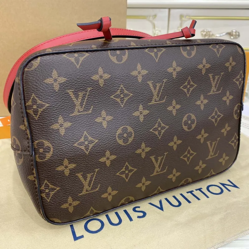LV M44021 Louis Vuitton NéONOé MM Bag Monogram Red