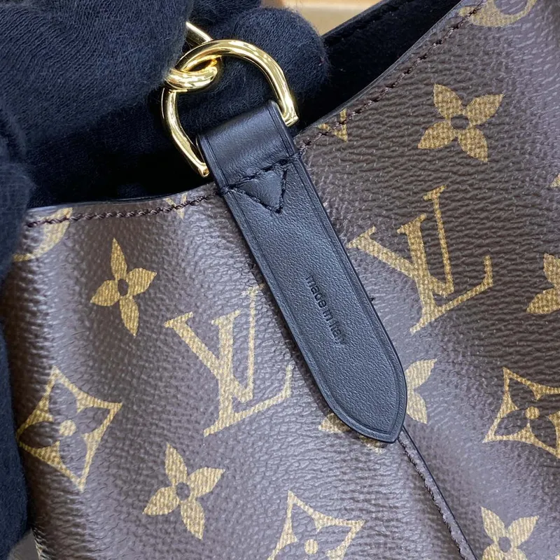 LV M44020 Louis Vuitton NéONOé MM Bag Monogram Black