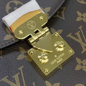 LV M46548 Louis Vuitton Tilsitt Monogram Handbag Brown