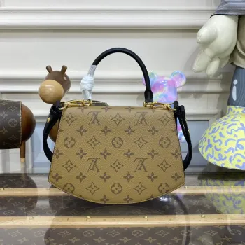 LV M46548 Louis Vuitton Tilsitt Monogram Handbag Yellow